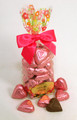 Pink Hearts, Milk Chocolate-Petit Fleur Gift Bag, 8.3 oz.