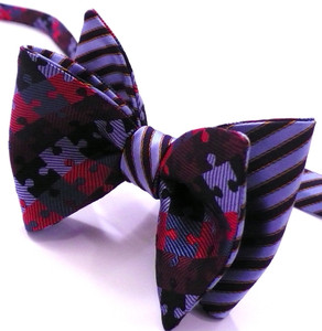 Custom Reversible, DOUBLE-SIDED Bow Tie 10
