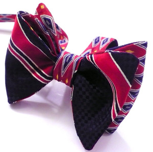 Custom Reversible, DOUBLE-SIDED Bow Tie 12