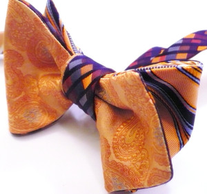 Custom Reversible, DOUBLE-SIDED Bow Tie 16