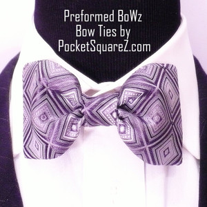 PREFORMED BOW TIE with Pocket Square  6