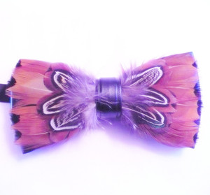 FEATHER  BOW TIE 8