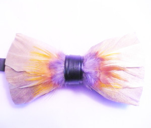 FEATHER  BOW TIE 12