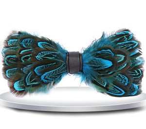 Genuine Feather Bow Ties
