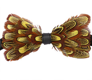FEATHER  BOW TIE 21
