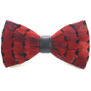Genuine Feather Bow Ties