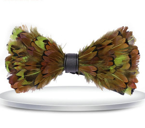 FEATHER  BOW TIE 26
