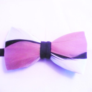 FEATHER  BOW TIE 28