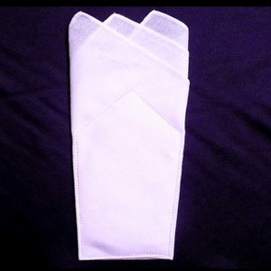 93Full Fabric Square Cotton White 3 Point