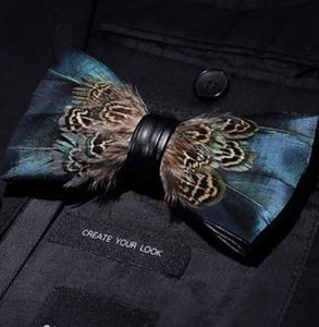 FEATHER  BOW TIE 33