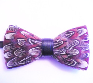 FEATHER  BOW TIE 39