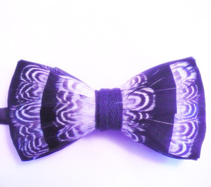 FEATHER  BOW TIE 41