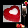 Strawberries & Champagne Heart 
