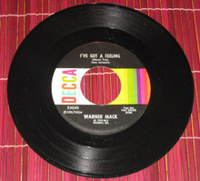MACK, WARNER - I've Got A Feeling / Some Roads Have No Ending