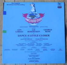 DANCE A LITTLE CLOSER - Cast Album