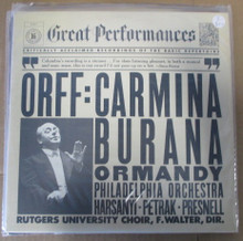 PHILADELPHIA ORCHESTRA - ORFF : Carmina Burana
