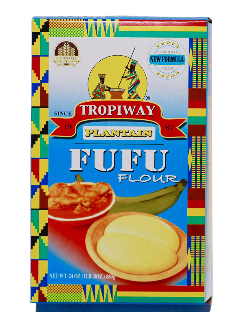 Tropiway Plantain Fufu Flour 24 oz - Caribbean Supercenter