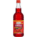 Cherry syrup in plastic bottle 