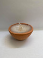 clay diya with wax and wix