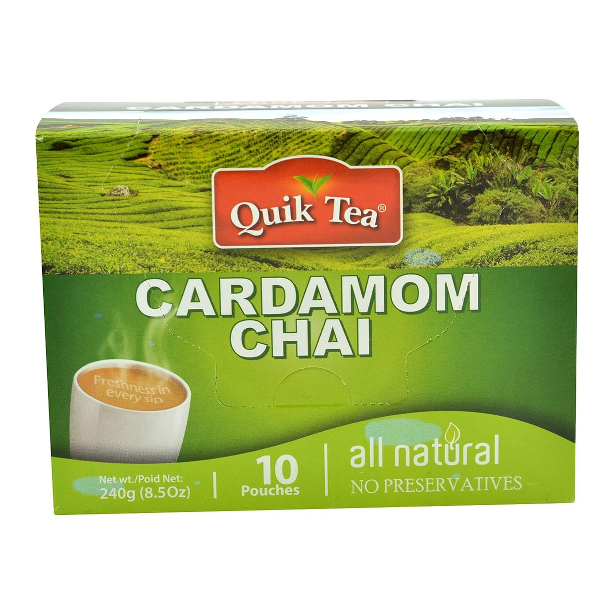 QUIK TEA CARDAMOM CHAI 10 POUCHES - Caribbean Supercenter