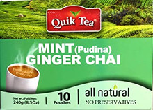MINT GINGER CHAI IN GREEN BOX 