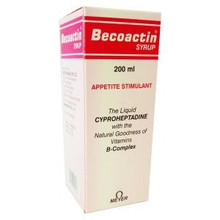Becoactin Syrup in Red and White box 