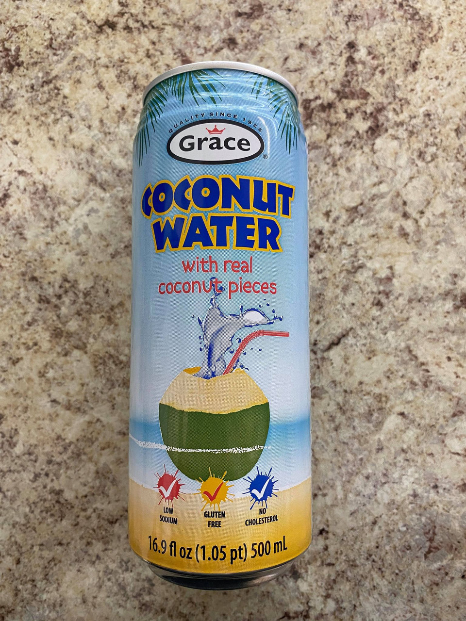 Grace Coconut Water With Real Coconut Pieces 16.9 fl oz (Can