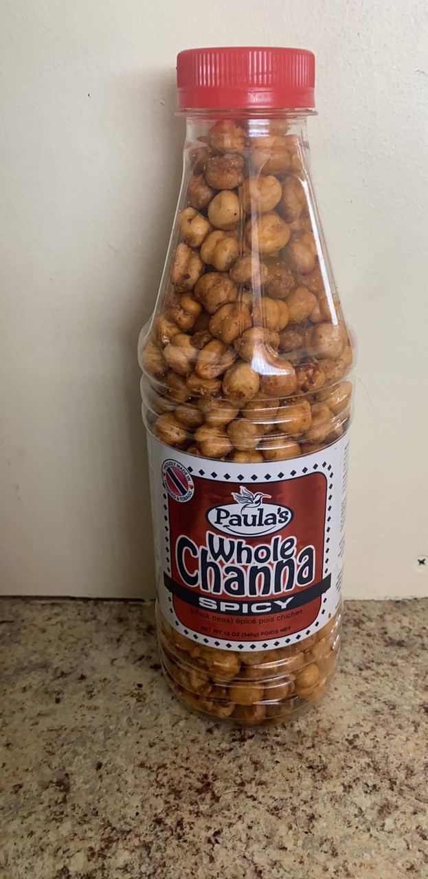 Paula's Whole Channa Spicy 12 oz - Caribbean Supercenter