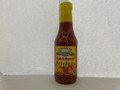 Caribbean sunshine ketchup with flavor of scotch bonnet pepper 12oz in a glass bottle