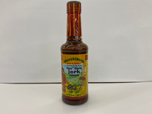 JCS Walkerswood hot and spicy jerk sauce 6oz in an easy pour glass bottle