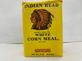 Indian Head White corn meal 5lbs in a paper package.Used when making corn bread, corn muffins and corn meal