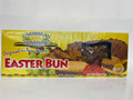 Caribbean Sunshine Original Easter Bun 44 oz in a bright yellow cardboard box.Ready for your bun filled with fruits goes along with some cheese.  