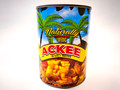 Naturally Ire Ackee  in salt water 19 oz.For two to four people mixed with onions,pepper and cod fish for a flavourful dish. 