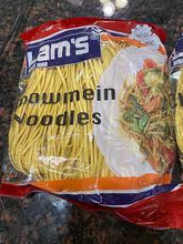 Lams Chowmein Noodles 14 oz in a plastic packet.No eggs No MSG