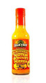 Spur Tree Scotch Bonnet Sauce packaged in a glass bottle with Red and Yellow labeling 