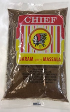 Chief Garam Massala 230g packaged in clear plastic with Red and Yellow labeling 