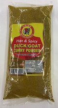 Chief Duck & Goat Curry 500G packaged in clear plastic with Yellow and Red labeling 