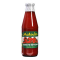 Matouk's Tomato Ketchup in a glass bottle with Red and Green labeling 
