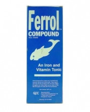 Ferrol Compound 200ml packaged in Blue and White rectangular box 