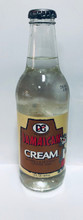 D&G Cream Soda 12oz in a glass bottle with Tan and Brown labeling 