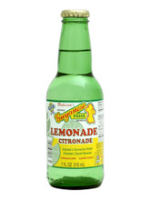 Bedessee Guyanese Pride lemonade WIQ  7 OZ packaged in a glass bottle with Yellow and White labeling 

Guyana lemonade
