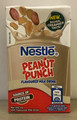NESTLE PEANUT PUNCH 250 mL packaged in a rectangular shaped container with Brown and Red labeling 