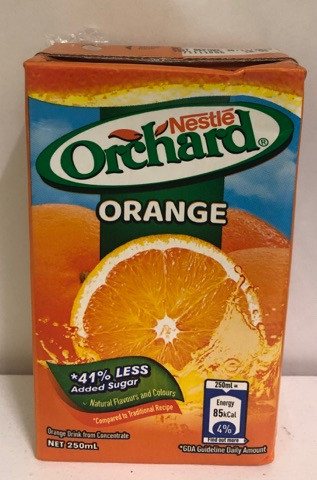 NESTLE ORCHARD ORANGE 250 mL