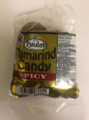 PAULA'S TAMARIND CANDY SPICY packaged in clear plastic and Gold labeling 