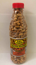 R.B's Snacks Salted Peanuts 454 grams packaged in a plastic bottle with Red labeling. 