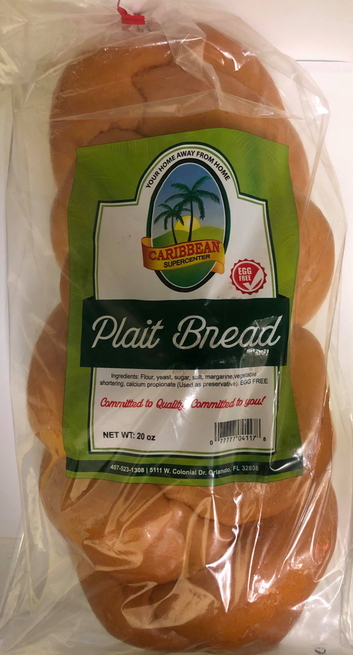 Caribbean Supercenter Plait Bread 20 oz. - Caribbean Supercenter