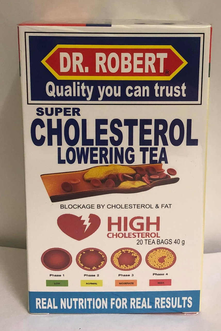 Dr. Robert's Super Cholesterol Lowering Tea 20 Tea Bags Caribbean