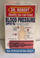 DR.ROBERT'S BLOOD PRESSURE SUPPORT TEA 20 COUNT packaged in a red and white rectangular box. 