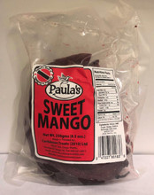 Paula's Sweet Mango 250 grams packaged in clear packaging with a red label 