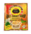 Spicy Hill Farms Ram Goat Soup Flavour 50 grams packaged in an orange and red packet